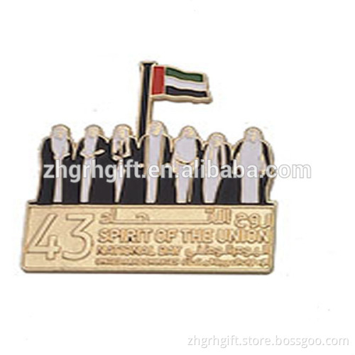 UAE National Day Decoration Gifts Seven Sheikh Badge Pin